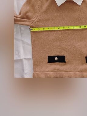 Loft Sweater with Black Pocket Gold Accents